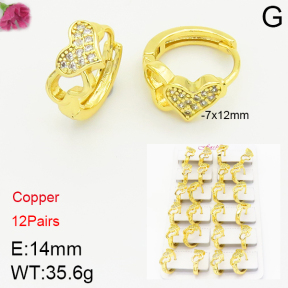 Fashion Copper Earrings  F2E400798alka-J22