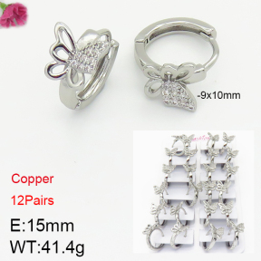 Fashion Copper Earrings  F2E400809alka-J22