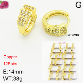 Fashion Copper Earrings  F2E400810alka-J22