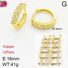 Fashion Copper Earrings  F2E400814alka-J22