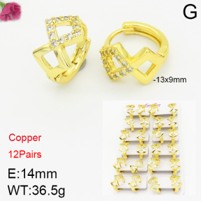 Fashion Copper Earrings  F2E400816alka-J22