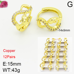 Fashion Copper Earrings  F2E400818alka-J22