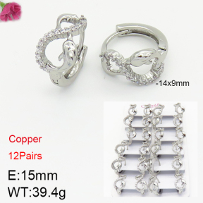 Fashion Copper Earrings  F2E400819alka-J22