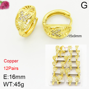 Fashion Copper Earrings  F2E400820alka-J22