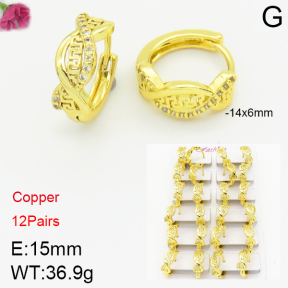 Fashion Copper Earrings  F2E400826alka-J22