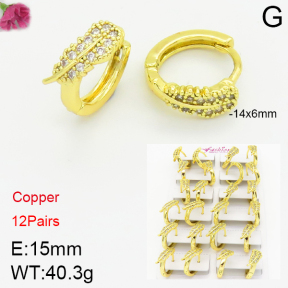 Fashion Copper Earrings  F2E400828alka-J22