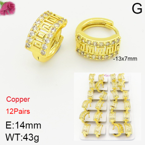 Fashion Copper Earrings  F2E400830alka-J22
