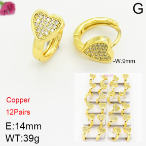 Fashion Copper Earrings  F2E400834alka-J22