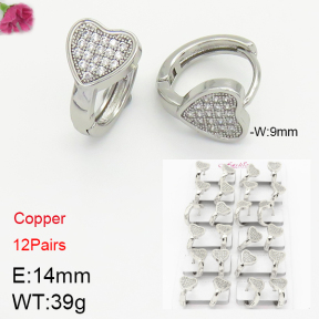 Fashion Copper Earrings  F2E400835alka-J22