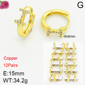 Fashion Copper Earrings  F2E400836alka-J22