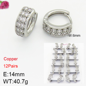 Fashion Copper Earrings  F2E400840alka-J22