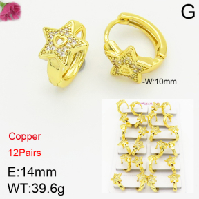 Fashion Copper Earrings  F2E400845alka-J22