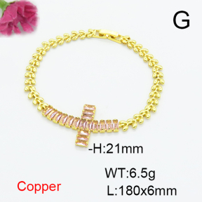 Fashion Copper Bracelet  F6B405514bbov-L017