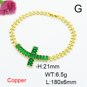 Fashion Copper Bracelet  F6B405516bbov-L017