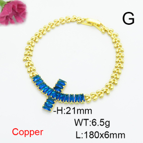 Fashion Copper Bracelet  F6B405517bbov-L017