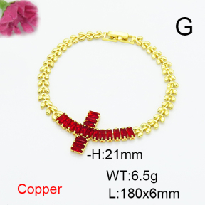 Fashion Copper Bracelet  F6B405520bbov-L017
