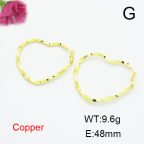Fashion Copper Earrings  F6E200234vbmb-L017