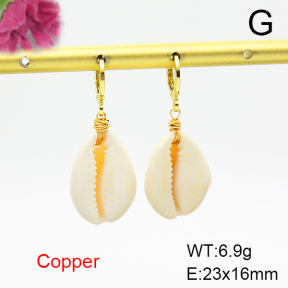 Fashion Copper Earrings  Conch  F6E301655vbmb-908