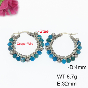 Fashion Copper Earrings  Apatite  F6E404336bhia-908