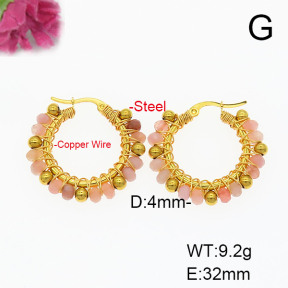 Fashion Copper Earrings  Morganite  F6E404345ahjb-908