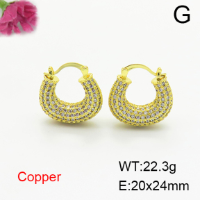 Fashion Copper Earrings  F6E404346ahlv-L017