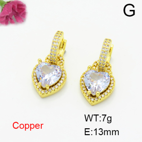 Fashion Copper Earrings  F6E404347bbov-L017
