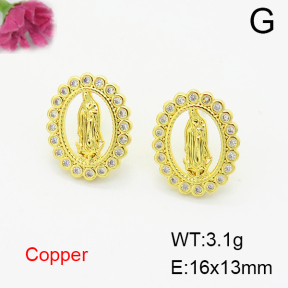 Fashion Copper Earrings  F6E404348ablb-L017