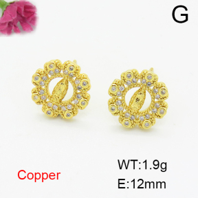Fashion Copper Earrings  F6E404351ablb-L017