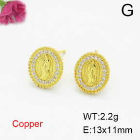 Fashion Copper Earrings  F6E404354ablb-L017