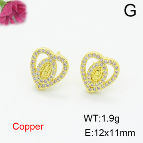 Fashion Copper Earrings  F6E404357ablb-L017