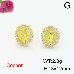 Fashion Copper Earrings  F6E404358ablb-L017