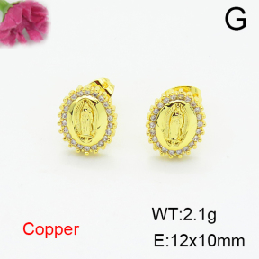 Fashion Copper Earrings  F6E404359ablb-L017