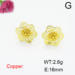Fashion Copper Earrings  F6E404360ablb-L017