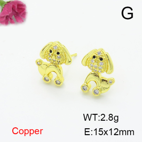 Fashion Copper Earrings  F6E404364ablb-L017