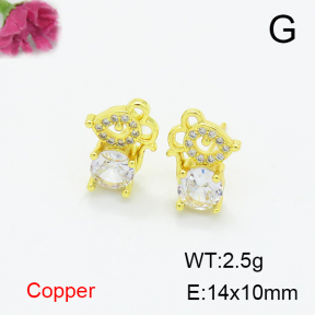 Fashion Copper Earrings  F6E404366vbmb-L017