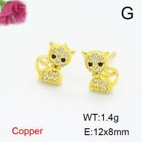 Fashion Copper Earrings  F6E404367vbmb-L017