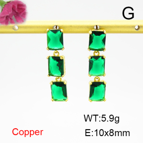 Fashion Copper Earrings  F6E404368bbov-L017