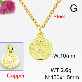 Fashion Copper Necklace  F6N405040vaia-L017