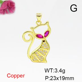 Fashion Copper Pendant  F6P400496baka-L017