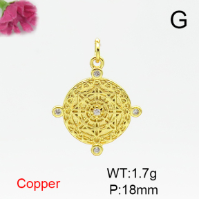 Fashion Copper Pendant  F6P400500aajl-L017