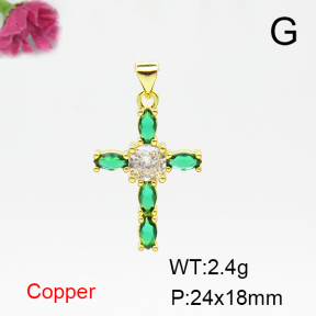 Fashion Copper Pendant  F6P400503baka-L017