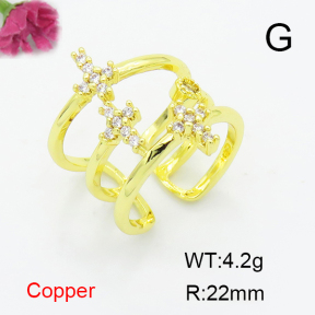 Fashion Copper Ring  F6R401316ablb-L017