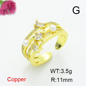Fashion Copper Ring  F6R401320vbmb-L017