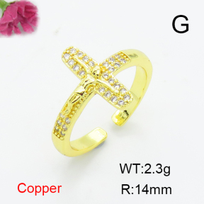 Fashion Copper Ring  F6R401323ablb-L017
