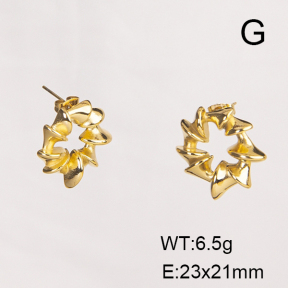 Stainless Steel Earrings  Handmade Polished  GEE000992bhia-066