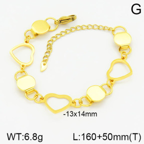Stainless Steel Bracelet  2B2001597vbpb-474