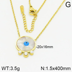 Stainless Steel Necklace  2N4001310bbov-478