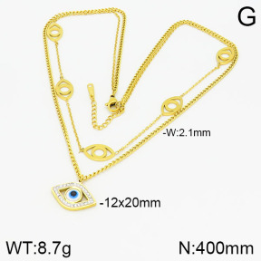 Stainless Steel Necklace  2N4001317ahjb-478