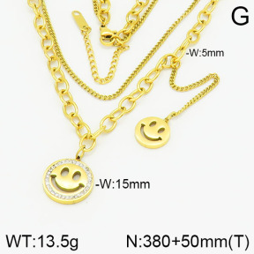 Stainless Steel Necklace  2N4001318ahjb-478