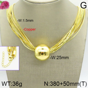 Fashion Copper Necklace  F2N200013bhva-J50